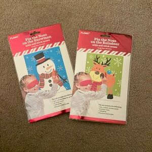 Flomo Pin The Nose On The Snowman & Reindeer Games